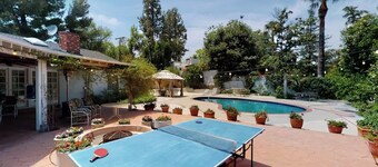 Gated Ranch Home With Private Pool, Patio, WiFi & AC