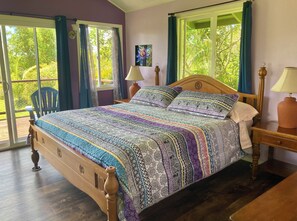 2 bedrooms, WiFi, bed sheets - Puna Rainforest Retreat Hotspring - Purple Passion Cottage (Pāhoa)
