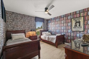 7 bedrooms, iron/ironing board, WiFi, bed sheets - Modern Villa w/ Pool, Hot Tub & Theater Room! (Kissimmee)