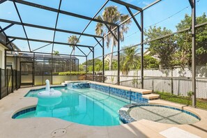 Pool - Modern Villa w/ Pool, Hot Tub & Theater Room! (Kissimmee)