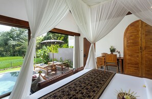 Rice Terrace Suite One Bedroom Pool Villa | Premium bedding, memory foam beds, minibar, in-room safe - Ascarya Ubud (Tegallalang)