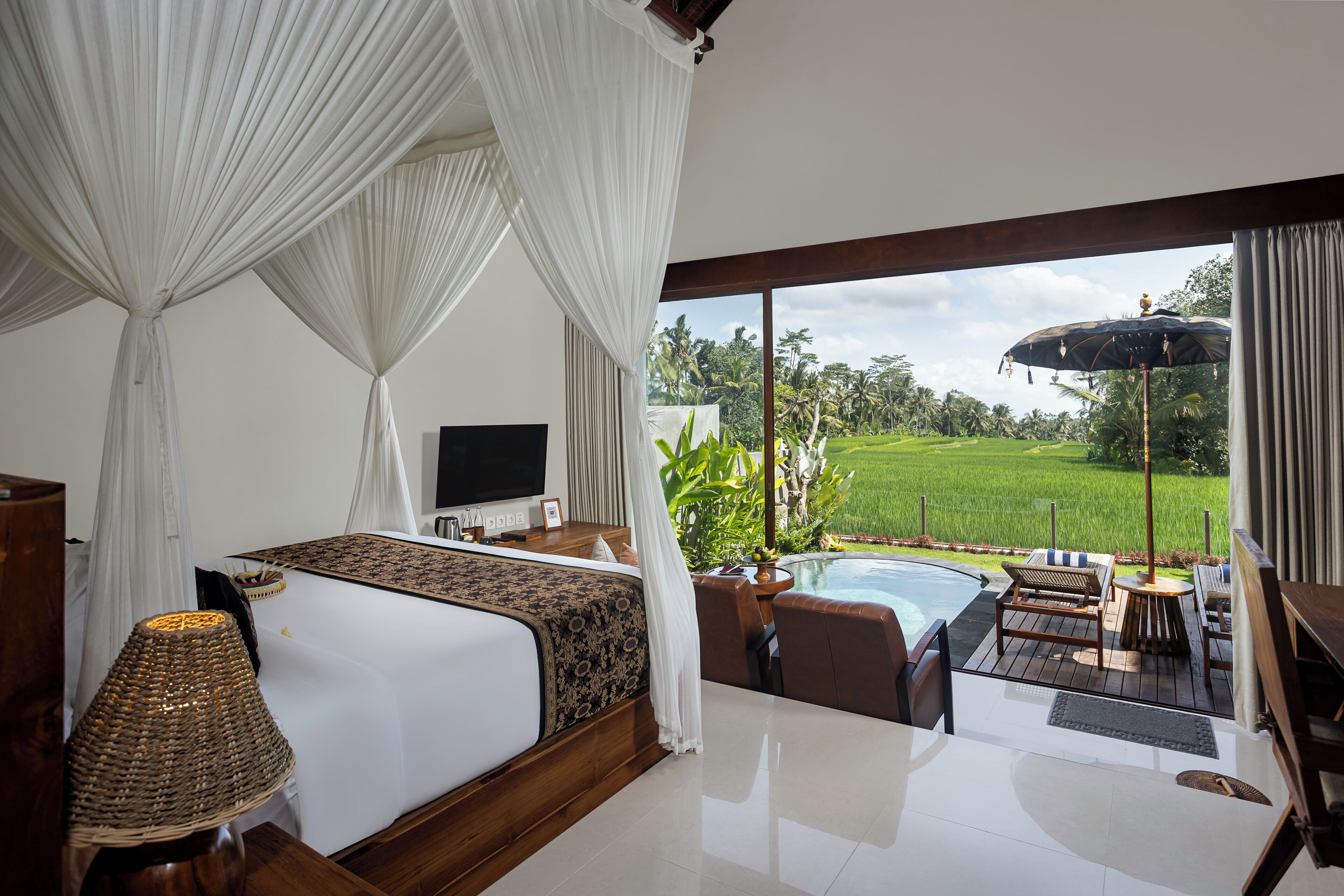Rice Terrace Suite One Bedroom Pool Villa | Premium bedding, Select Comfort beds, minibar, in-room safe