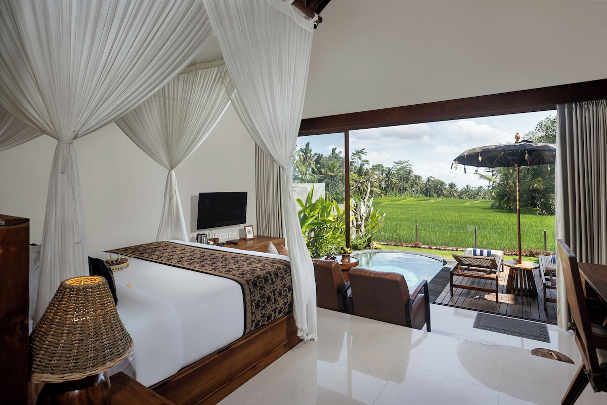Rice Terrace One Bedroom Pool Villa | 고급 침구, 셀렉트 컴포트 침대, 미니바, 객실 내 금고