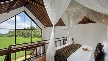 Rice Terrace Mezzanine One Bedroom Pool Villa | Premium bedding, Select Comfort beds, minibar, in-room safe