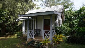 Economy Studio, Private Bathroom, Partial Ocean View | Terrace/patio