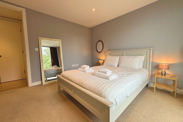 spacious and comfortable bedroom