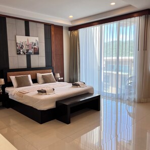 1 bedroom, iron/ironing board, WiFi, bed sheets - Studio apartment with balcony 55м² 300m from the sea (Tambon Karon)