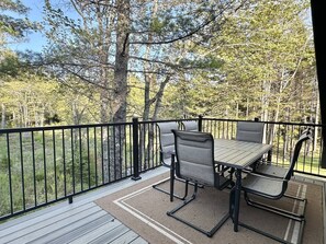 Outdoor dining - Newly Renovated 2nd FL Apt in SWH [Quietside Loft] (Southwest Harbor)