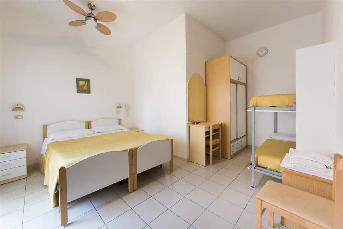 Standard Quadruple Room, Balcony, Partial Sea View | In-room safe, desk, laptop workspace, WiFi (free)