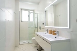 Shower, hair dryer