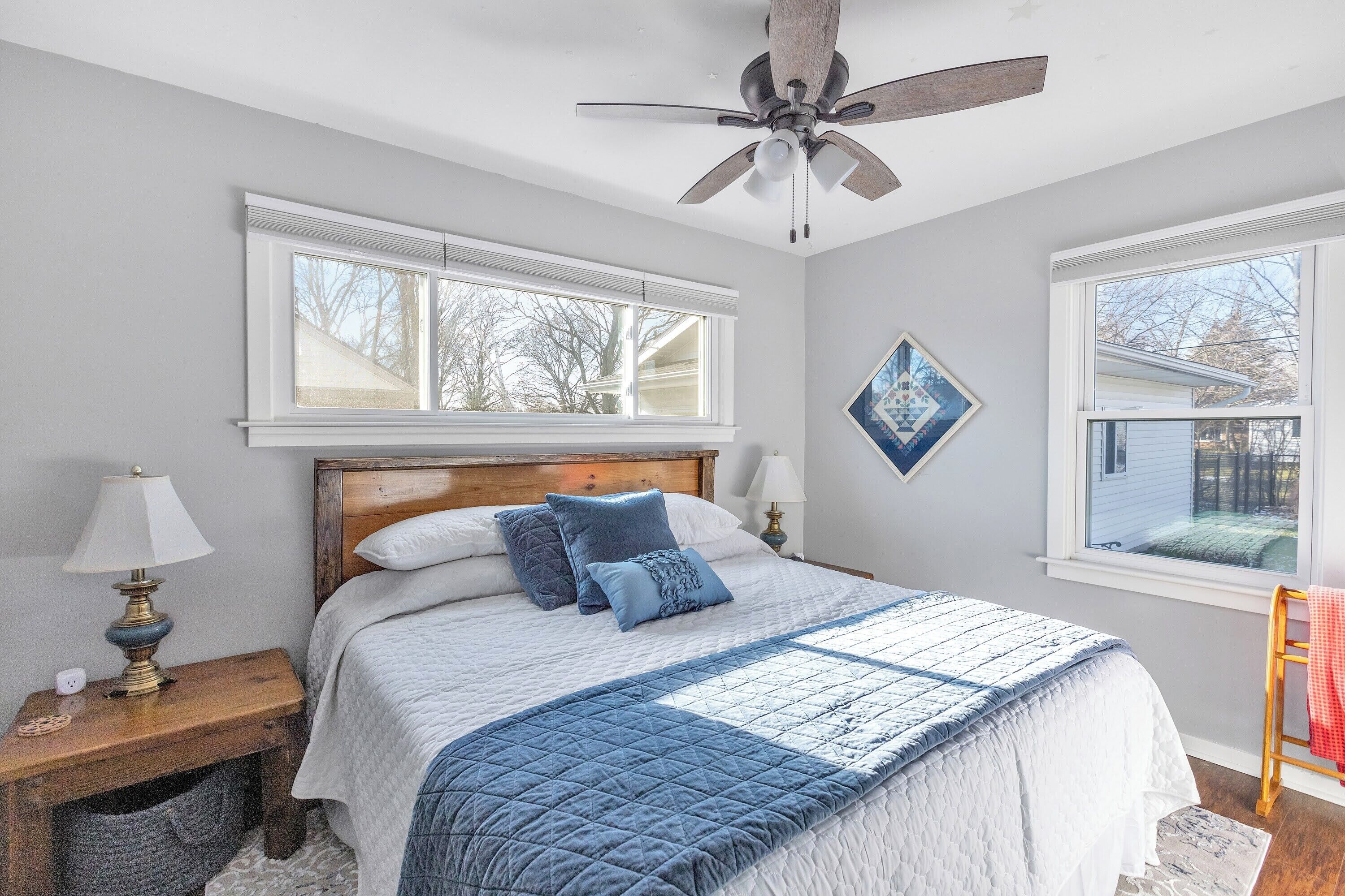 3 bedrooms, iron/ironing board, travel crib, free WiFi