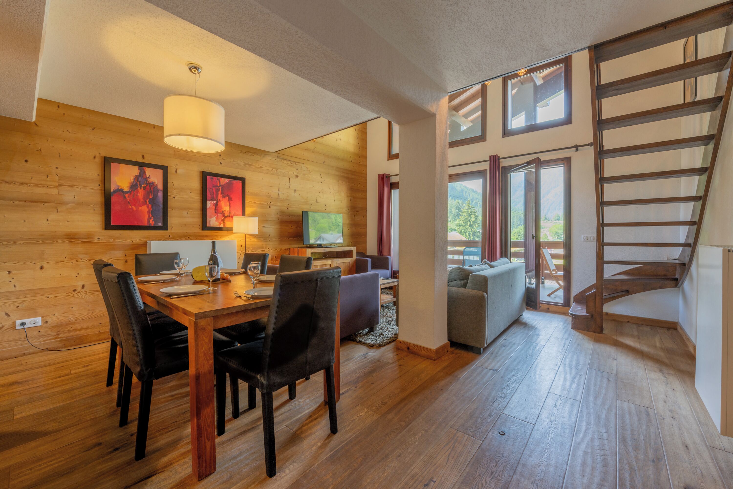 Family Apartment, Multiple Bedrooms (l'Ours Bleu A35 - Ski in Ski out) | Dining