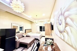 1 室のベッドルーム、アイロン / アイロン台、WiFi、ベッドシーツ
