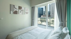 Deluxe-Apartment, Balkon, Seeblick | Ausblick vom Zimmer