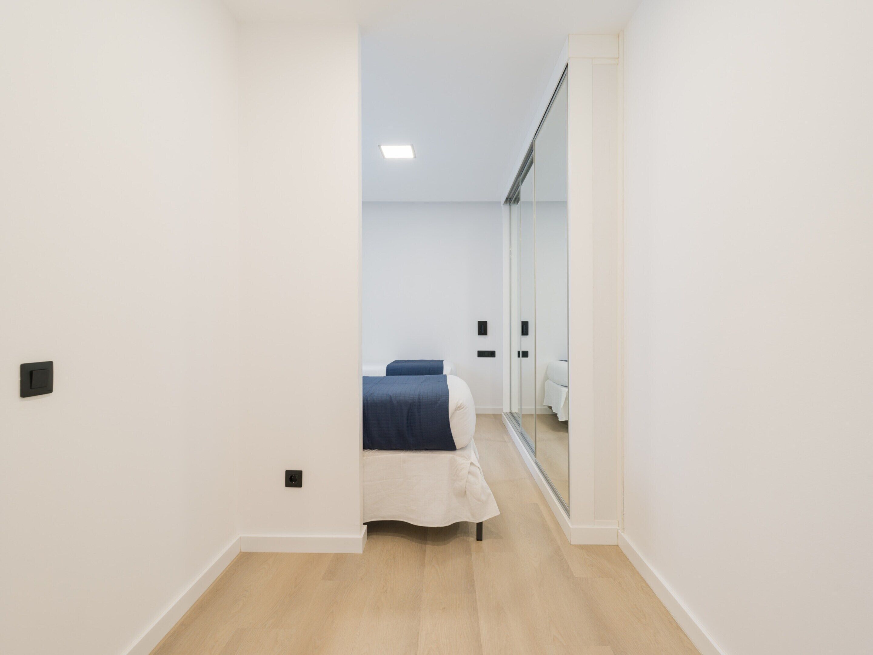 4 bedrooms, individually furnished, iron/ironing board