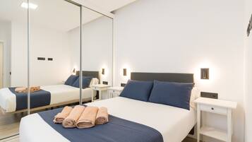 4 bedrooms, individually furnished, iron/ironing board