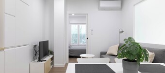 Apartment 'Ría De San Cosme María' with Mountain View, Shared Garden and Air Conditioning