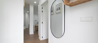 Apartment 'Ría De San Cosme Candida' with Mountain View, Shared Garden and Air Conditioning