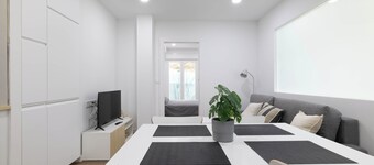Apartment 'Ría De San Cosme Candida' with Mountain View, Shared Garden and Air Conditioning