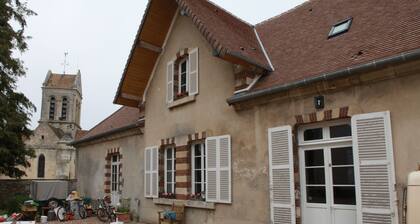 The Gîte du Manoir in the park in the center of the village