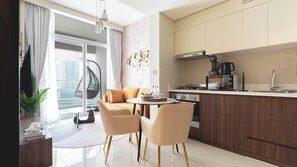 Deluxe Apartment, Balcony, Lake View | Terrace/patio