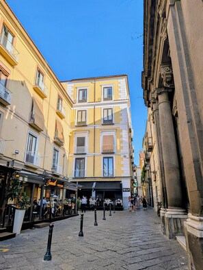 A szálláshely homlokzata