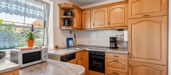 Apartamento 'Gemütliche Bei Dresden' con jardín compartido y Wi-Fi