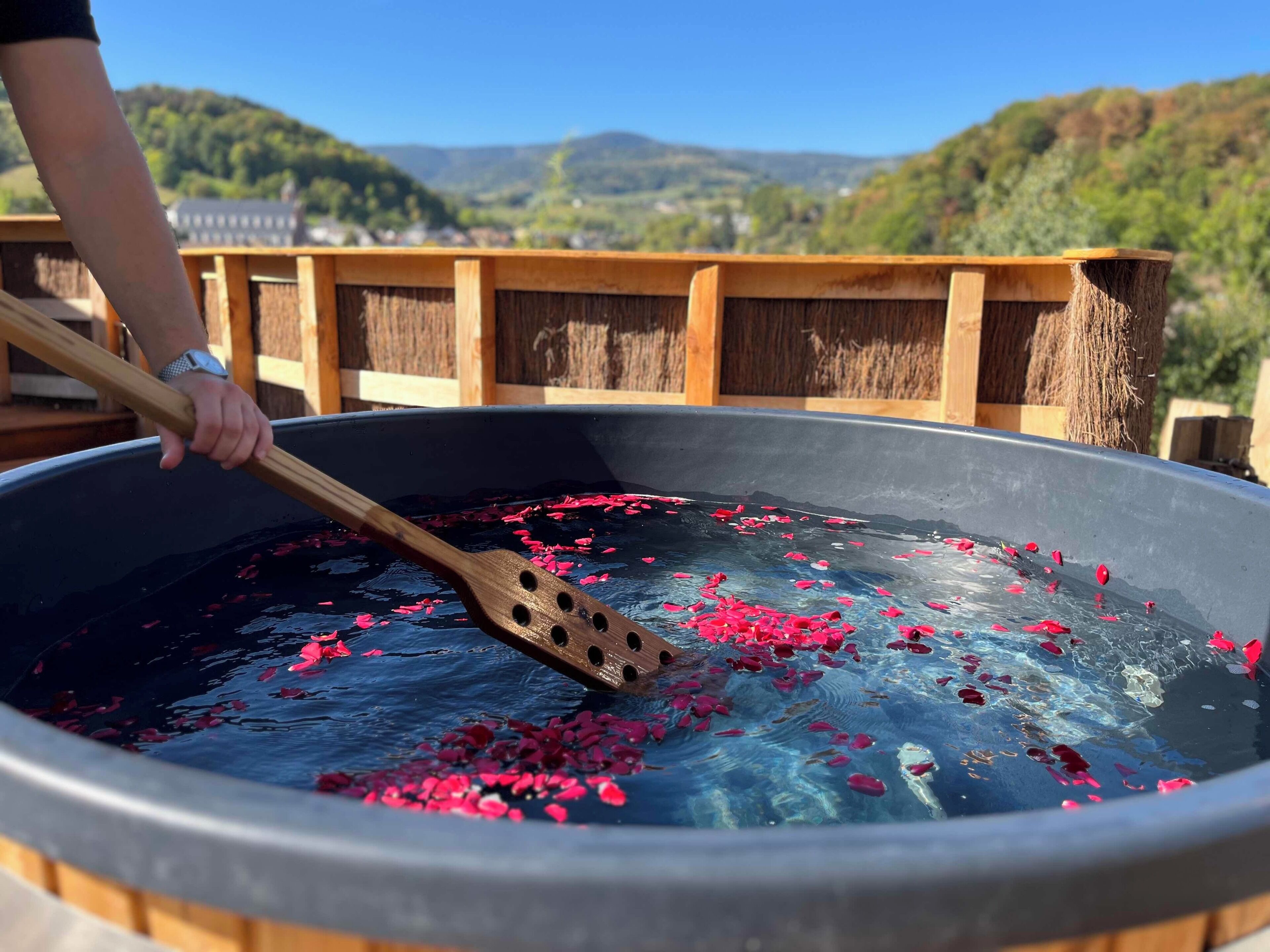 Bain à remous extérieur
