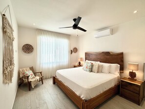 2 chambres, fer et planche Ă repasser, Wi-Fi, draps fournis