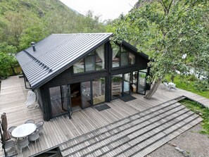 Majoituspaikan julkisivu