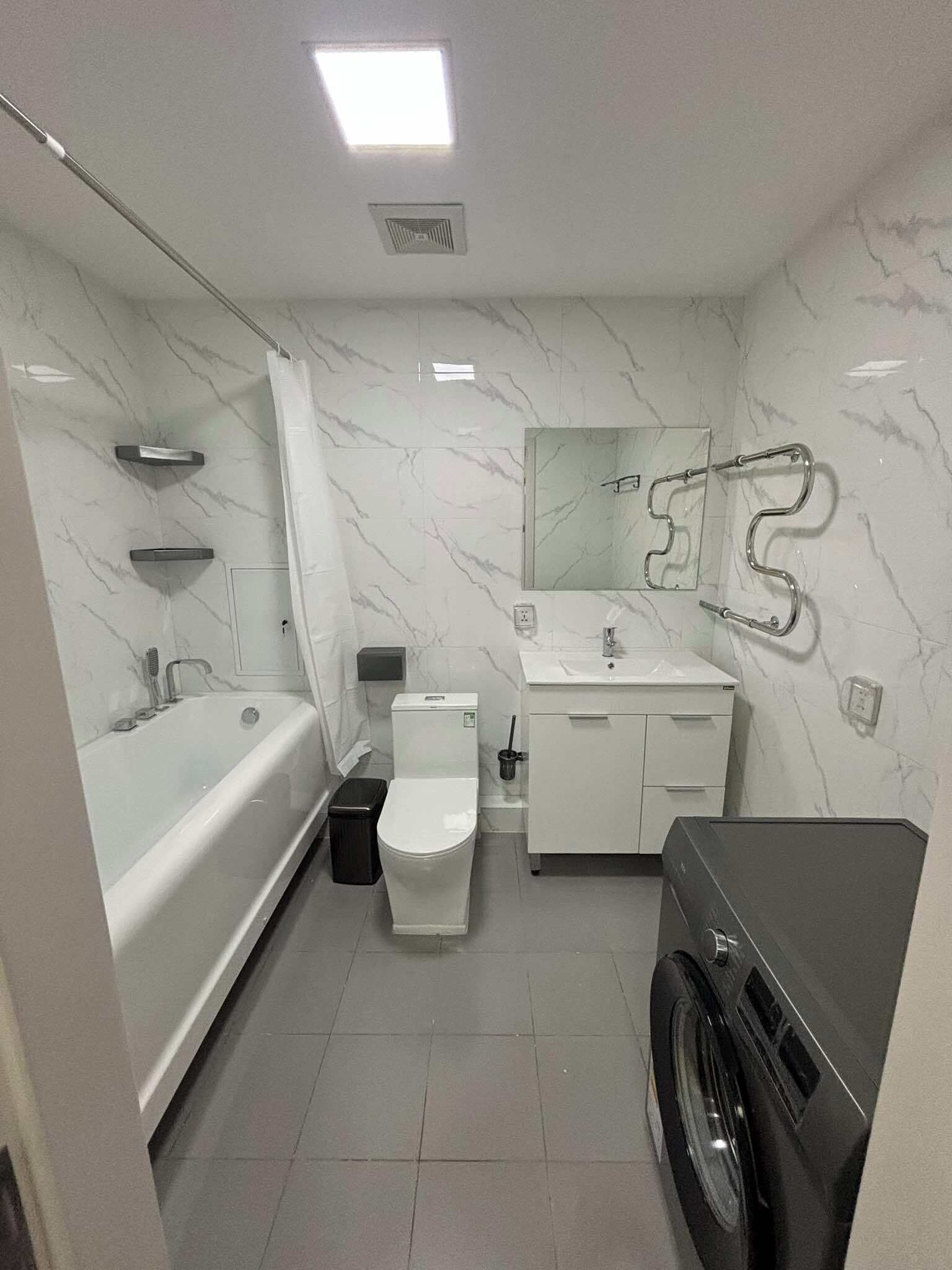 Handtücher, Seife, Toilettenpapier