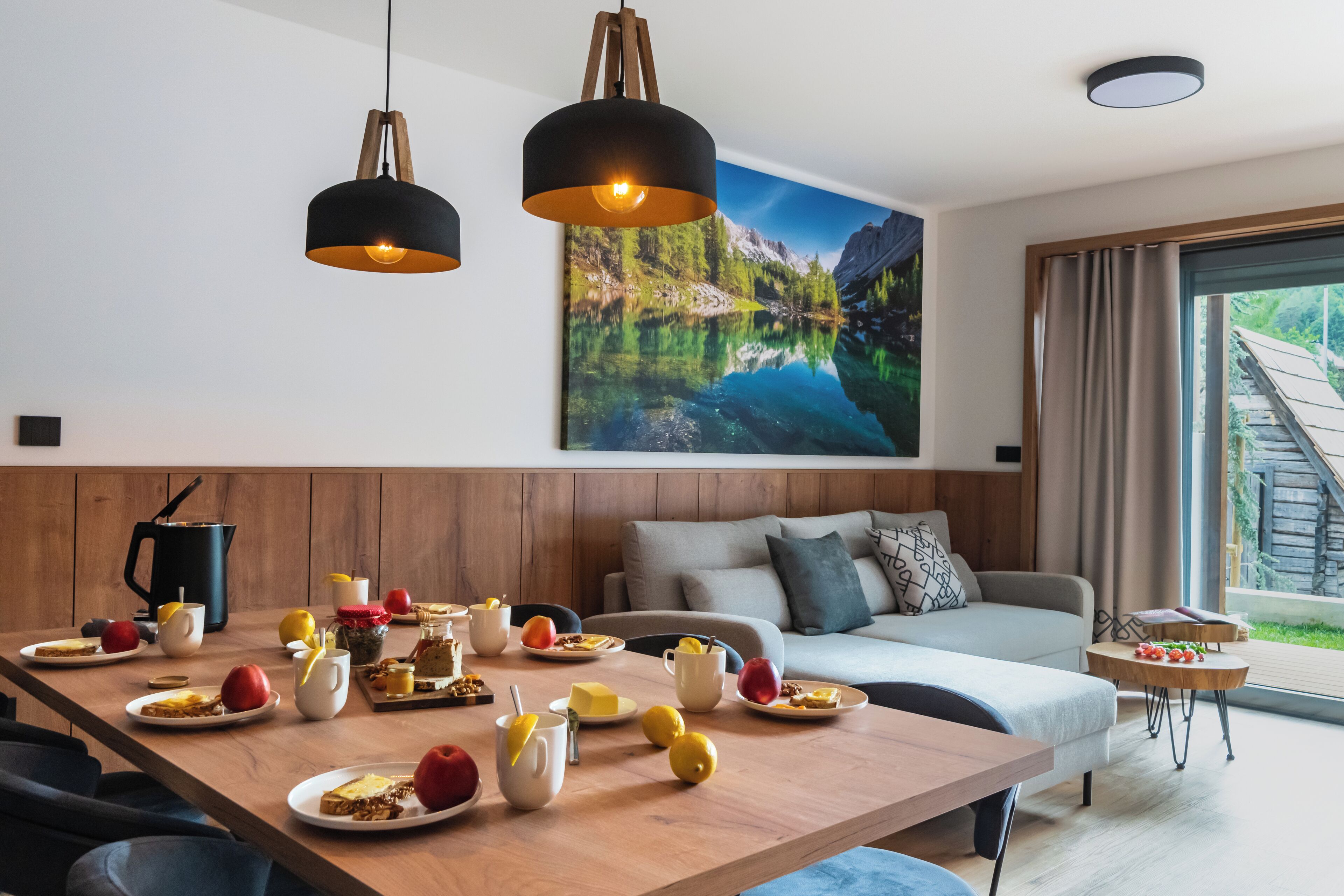 Superior apartment with terrace and hot tub | Wohnbereich