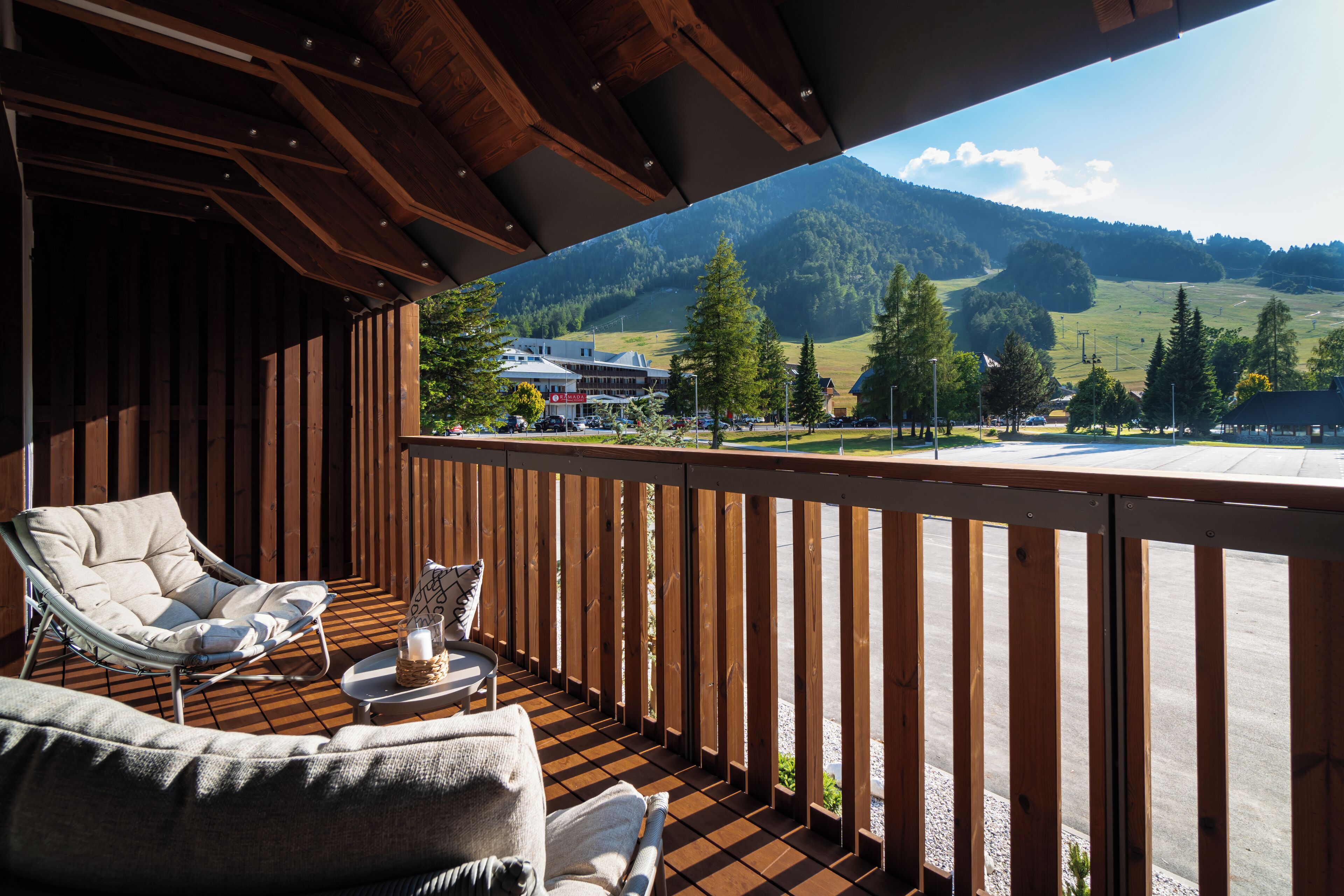 Superior apartment with balcony | View from room