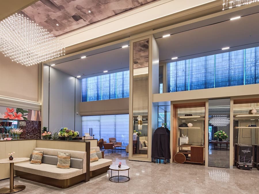 Zona de estar del vestíbulo