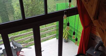 DoÄanın Kalbinde,deniz manzaralı bungalov.