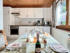 Microwave, oven, dishwasher, highchair