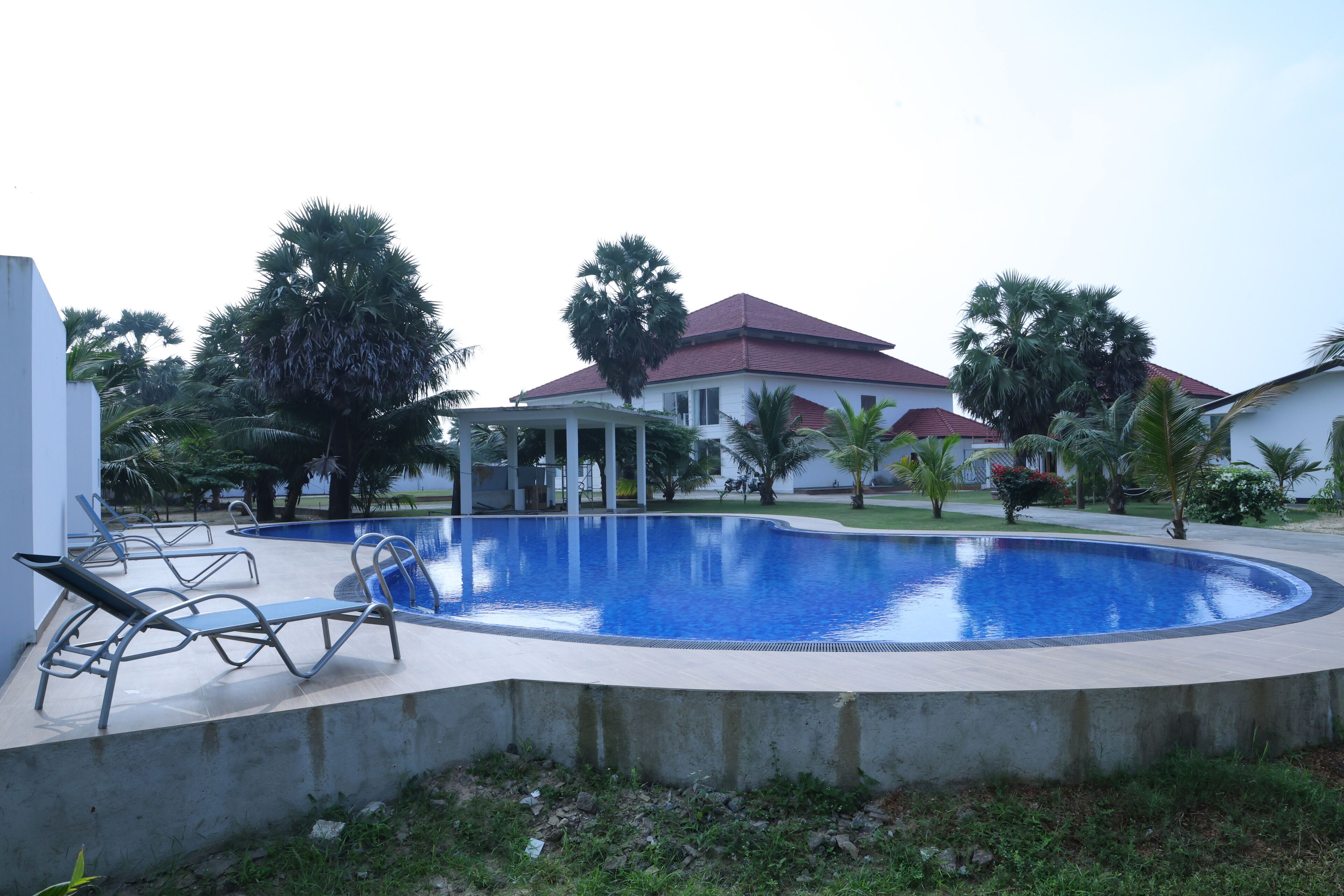 ด้านหน้าที่พัก