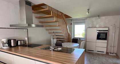 Large vacation apartment in Mecklenburg near nature reserve, bathing lake and Baltic Sea