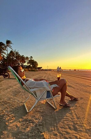 On the beach, beach bar - La casa di pietra (Trairi)