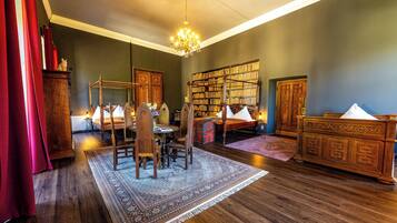 Deluxe Room, Multiple Beds, Garden View | Blackout drapes, iron/ironing board, free WiFi, bed sheets