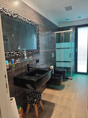 Shower, hair dryer, bidet, towels - Villa il Poggio (Poggio Alla Croce)