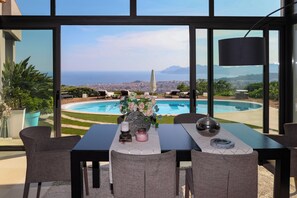 Dining - CANNES CALIFORNIE ATYPICAL VILLA PANORAMIC SEA VIEW (LE CANNET)