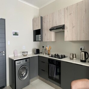 Microwave, oven, stovetop, toaster
