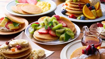 Daily buffet breakfast for a fee