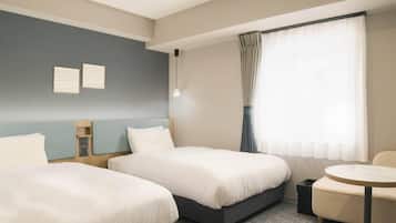 Standaard kamer, 2 eenpersoonsbedden, niet-roken | Luxe beddengoed, een bureau, verduisterende gordijnen, gratis wifi