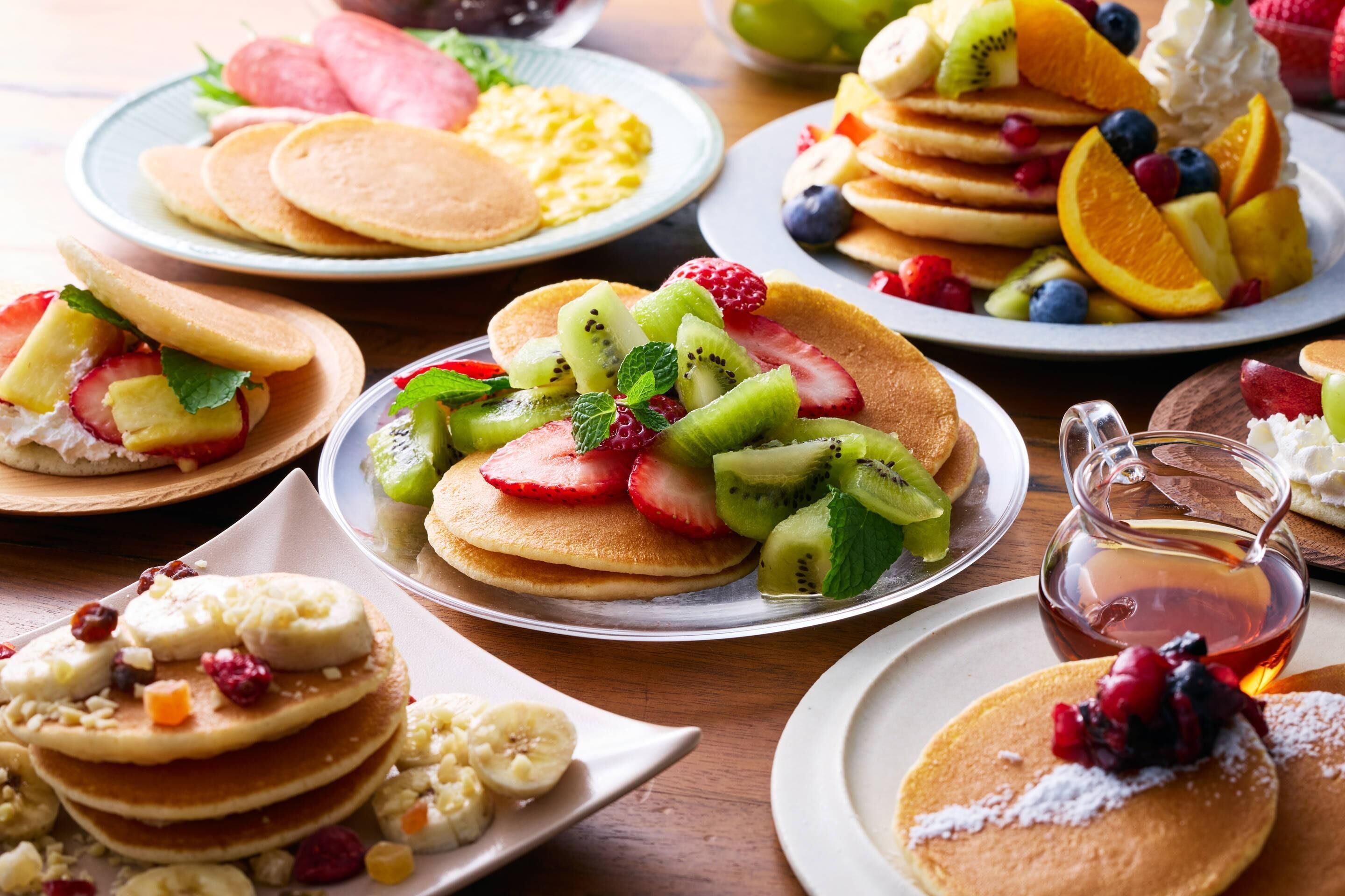 Se ofrece un desayuno bufé (1800 JPY por persona)