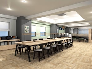 Daily buffet breakfast for a fee