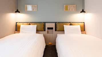 標準客房, 2 張單人床, 非吸煙房 | 高級寢具、遮光窗簾/窗簾、免費 Wi-Fi、床單