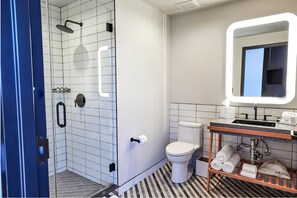 Hair dryer, towels