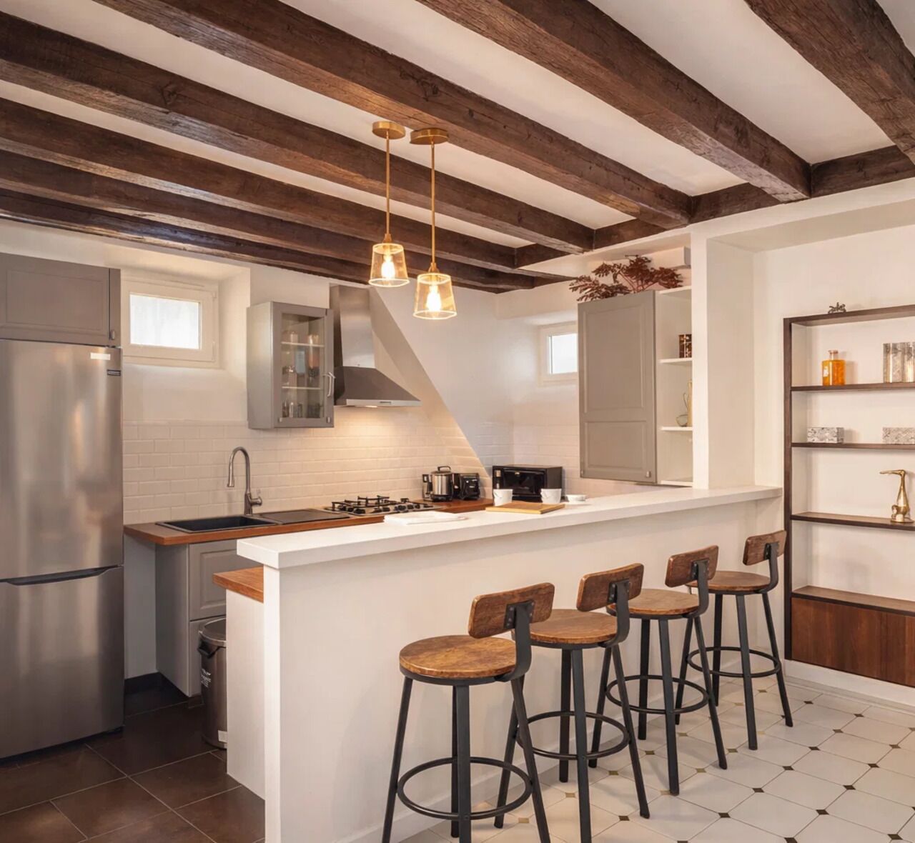 Signature Apartment, Courtyard View | Living area | 108-cm Smart TV with digital channels